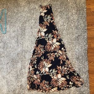 Floral print prom dress